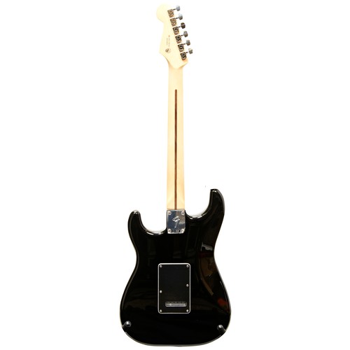 531 - A FENDER LTD EDITION PLAYER STRATOCASTER 'DOUBLE BLACK' with maple neck and tremolo, Fender bla... 