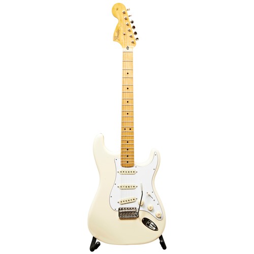 530 - A FENDER JIMI HENDRIX EDITION STRATOCASTER Olympic white with maple neck, with three Pure Vinta... 