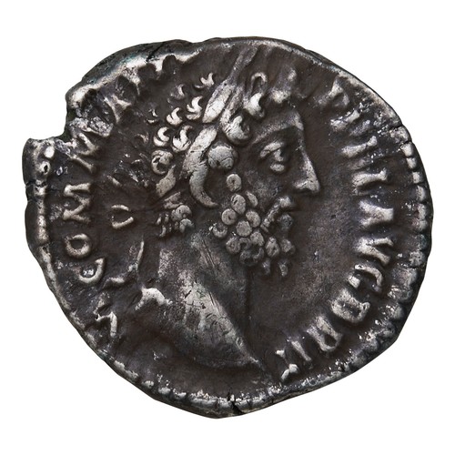 559 - COMMODUS (175-192) AR DENARIUS, OPTIME MAXIME, with Jupiter standing and AVG BRIT (Augustus of Brita... 