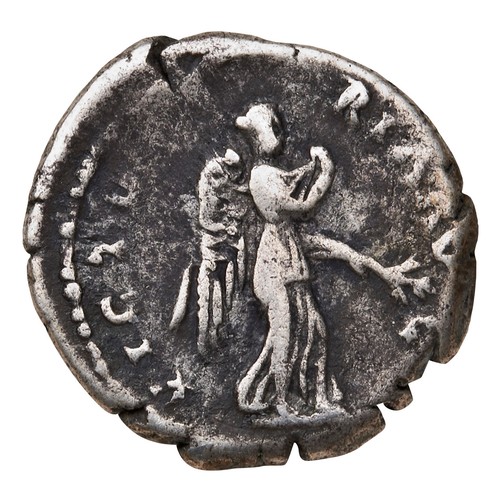 561 - HADRIAN (117-138) AR DENARIUS with Salus feeding a serpent on the obversePROVENANCE: A Good Private ... 