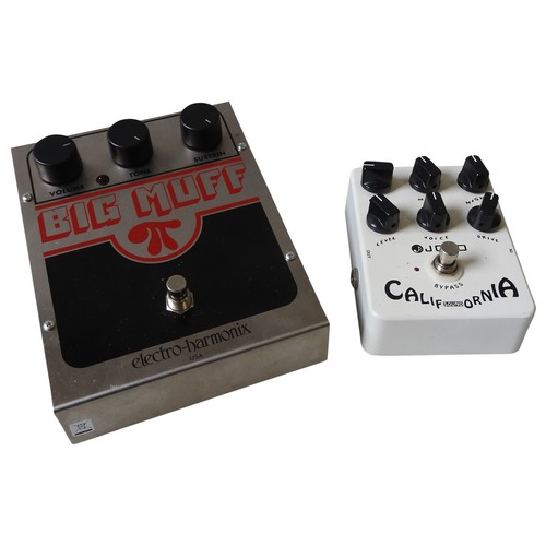 521 - AN ELECTRO-HARMONIX BIG MUFF PI GUITAR PEDAL and a JOYO California Sound guitar pedal