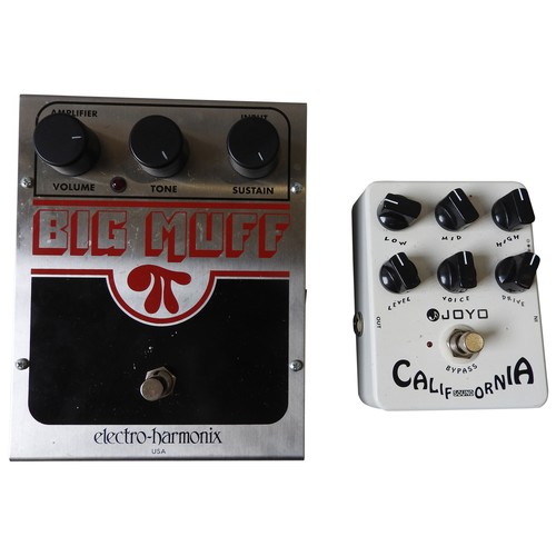 521 - AN ELECTRO-HARMONIX BIG MUFF PI GUITAR PEDAL and a JOYO California Sound guitar pedal