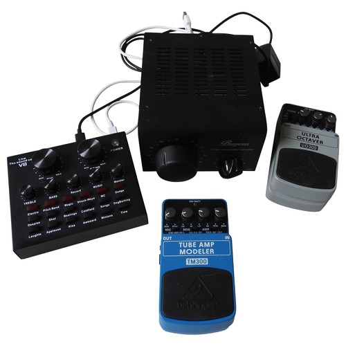 522 - A BUGERA PS1 POWER SOAK a Live The Sound Card V8 effects and voice changer box,  A Behring... 