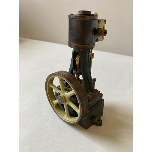 158 - A STUART TURNER VERTICAL STEAM ENGINE and another similar by Stuart.25 cms maxPROVENANCE: The David ... 