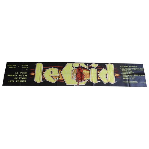 500A - LE CID (EL CID) C1961, A FRENCH DOUBLE BANNER POSTER and five others.57 x 116 cms