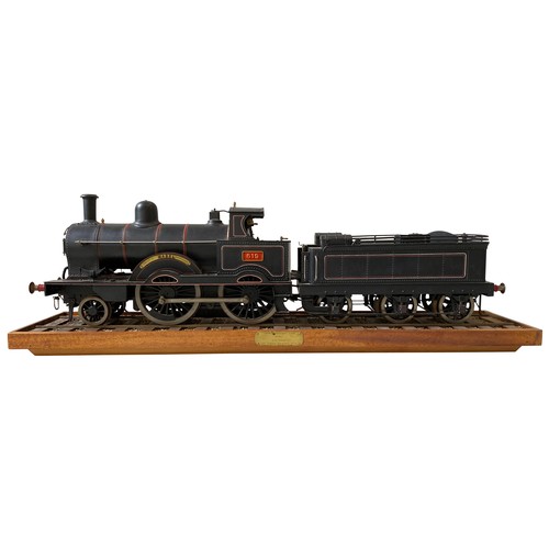 455 - A WELL ENGINEERED 3 ½’’ GAUGE MODEL OF THE LONDON AND NORTH WESTERN RAILWAY ‘PRECEDENT’ CLASS 2-4-0 ... 