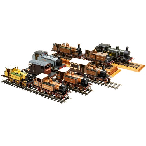 189 - A COLLECTION OF WELL EXECUTED 'O' GAUGE METAL LOCOMOTIVE MODELS by various makers such as Ace Models... 