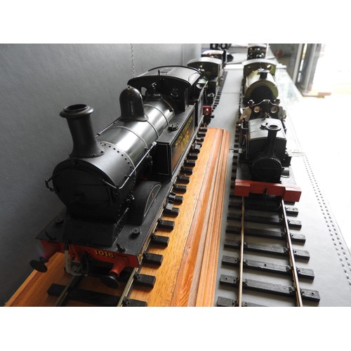 191 - A COLLECTION OF WELL EXECUTED 'O' GAUGE METAL LOCOMOTIVE MODELS by various makers such as Ace Models... 