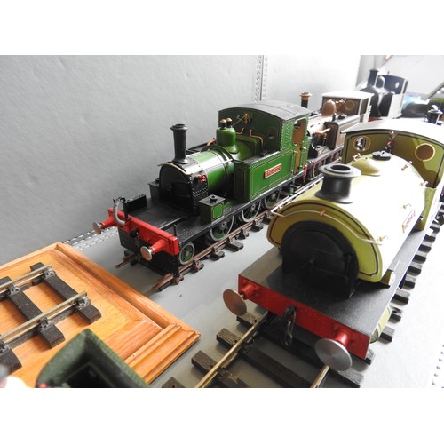 191 - A COLLECTION OF WELL EXECUTED 'O' GAUGE METAL LOCOMOTIVE MODELS by various makers such as Ace Models... 