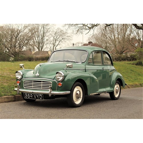 36 - 1964 MORRIS MINOR SALOONRegistration Number: 589VYD        Chassis Number: MA2S51023641Recorded Mile... 