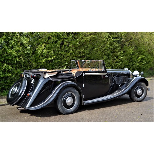 28 - 1935 BROUGH SUPERIOR 4.2 LITRE DUAL PURPOSE COUPERegistration Number: BYN 486Chassis Number: 542398R... 