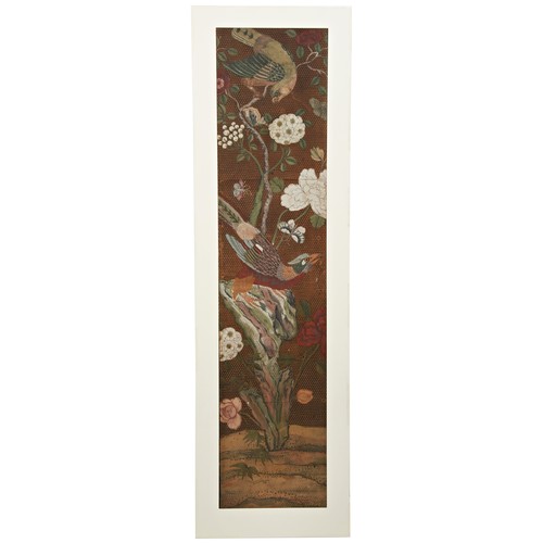 384 - CHINESE SCHOOL QING DYNASTY, 19TH CENTURYpigment and ink on paper, set of four148cm x 34cm... 