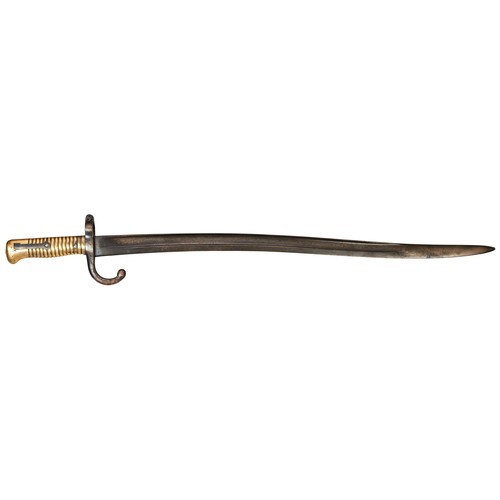 293 - A FRENCH CHASSEPOT BAYONET, 29 cm logNote: These bladed products are not for sale to people under th... 