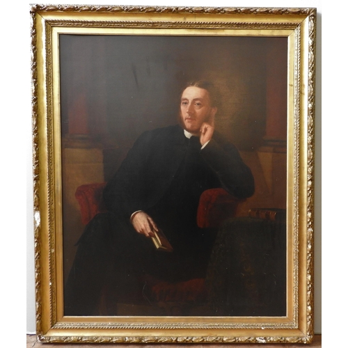 290 - STEPHEN CATTERSON SMITH (1806-1872) PORTRAIT OF JOHN MAUNSELL MASSY, DEAN OF KILMORE, oil painting o... 