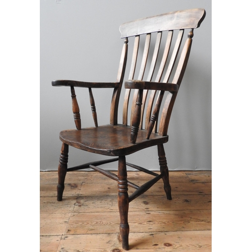 89 - WINDSOR ARM CHAIR, 112 x 59 x 65 cm