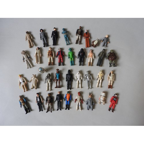 318 - A LARGE QUANTITY OF STAR WARS FIGURES, VEHICLES AND ACCESSORIES, predominantly from 'A New Hope', 'E... 