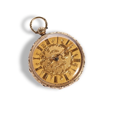 165 - AN 18CT ENGLISH LEVER WATCHfull plate movement signed Savoty & Sons, Cornhill, London, no 15906,... 