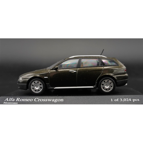 101 - ALFA-ROMEO CROSSWAGON IN OLIVE BY PMA /  MINICHAMPS  Diecast metal with plastic components.