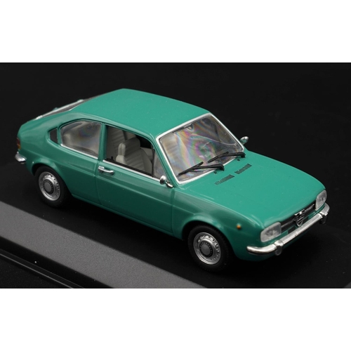 102 - 1972 ALFA-ROMEO ALFASUD BY MINICHAMPS  Diecast metal with plastic components.