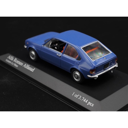 106 - ALFA-ROMEO ALFASUD IN AZZURRO LE MANS BY MINICHAMPS  Diecast metal with plastic components.