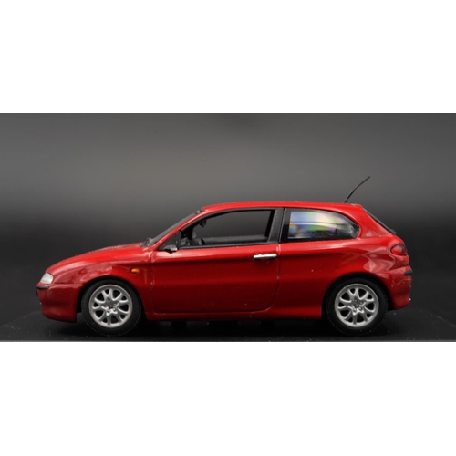 108 - 2001 ALFA-ROMEO 147 IN ROSSO BY MINICHAMPS  Diecast metal with plastic components.