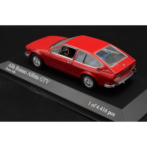 109 - 1976 ALFA-ROMEO ALFETTA GT IN RED BY MINICHAMPS  Diecast metal with plastic components.