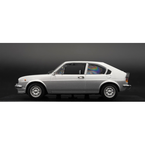 113 - 1974 ALFA-ROMEO ALFASUD TI IN SILVER BY MINICHAMPS  Diecast metal with plastic components.