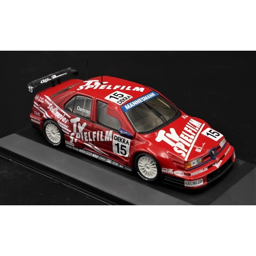 116 - ALFA-ROMEO 155 V6 TI DTM 1996 DANNER BY MINICHAMPS DTM  Diecast metal with plastic components.