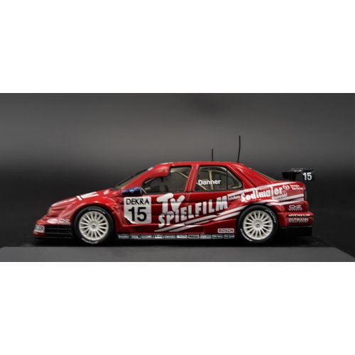 116 - ALFA-ROMEO 155 V6 TI DTM 1996 DANNER BY MINICHAMPS DTM  Diecast metal with plastic components.