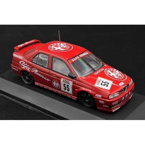 117 - ALFA-ROMEO 155 BTCC 1994 TARQUINI BY MINICHAMPS DTM  Diecast metal with plastic components.