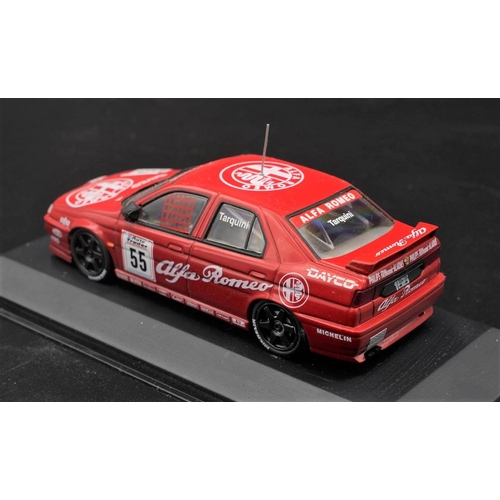 117 - ALFA-ROMEO 155 BTCC 1994 TARQUINI BY MINICHAMPS DTM  Diecast metal with plastic components.