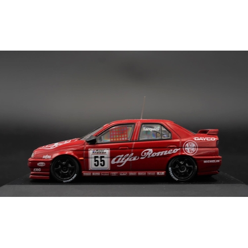 117 - ALFA-ROMEO 155 BTCC 1994 TARQUINI BY MINICHAMPS DTM  Diecast metal with plastic components.