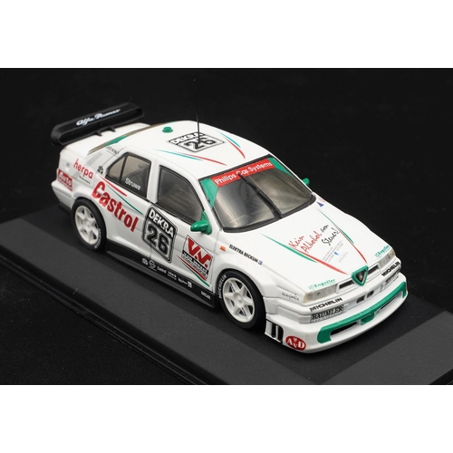 119 - ALFA-ROMEO 155 V6 TI #26 STRUWE BY MINICHAMPS DTM  Diecast metal with plastic components.