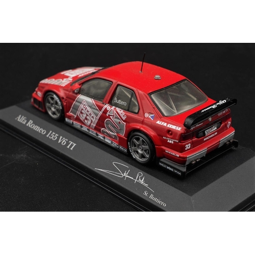 120 - 1994 ALFA-ROMEO 155 V6 TI DTM #33 BUTTIERO BY MINICHAMPS  Diecast metal with plastic components.