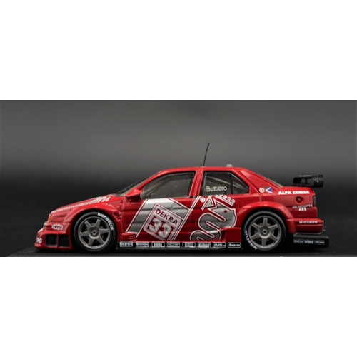 120 - 1994 ALFA-ROMEO 155 V6 TI DTM #33 BUTTIERO BY MINICHAMPS  Diecast metal with plastic components.