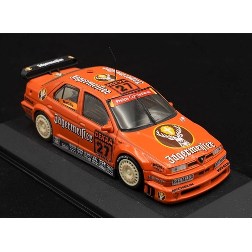 121 - 1994 ALFA-ROMEO 155 V6 TI #27 BARTELS BY MINICHAMPS DTM #1  Diecast metal with plastic components.