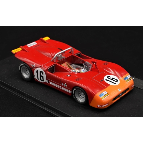 123 - 1971 ALFA-ROMEO 33-3 MONZA VACCARELLA/HEZEMANS BY M4 MODEL CARS  Diecast metal with plastic componen... 