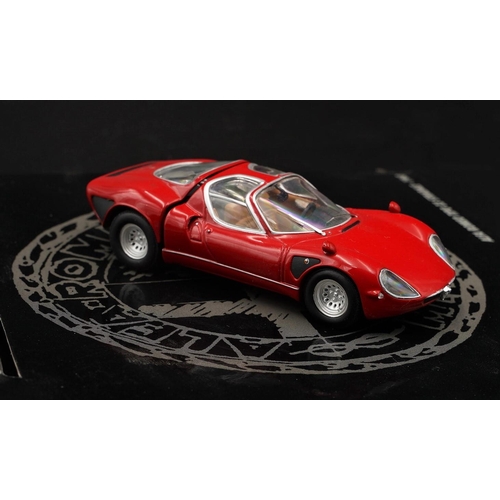 131 - 1968 ALFA-ROMEO TIPO 33 STRADALE BY MINICHAMPS  Diecast metal with plastic components.