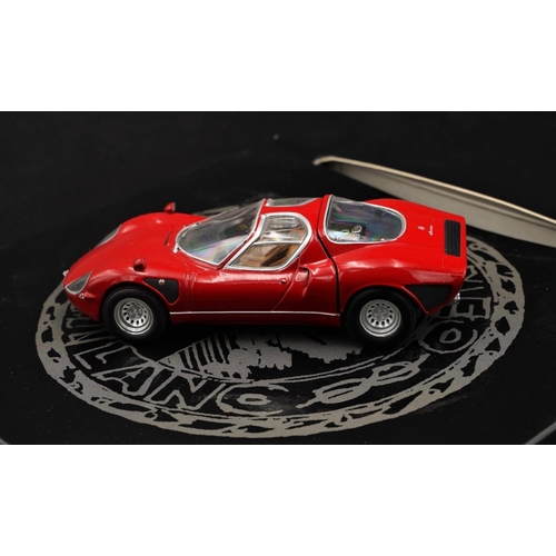 131 - 1968 ALFA-ROMEO TIPO 33 STRADALE BY MINICHAMPS  Diecast metal with plastic components.