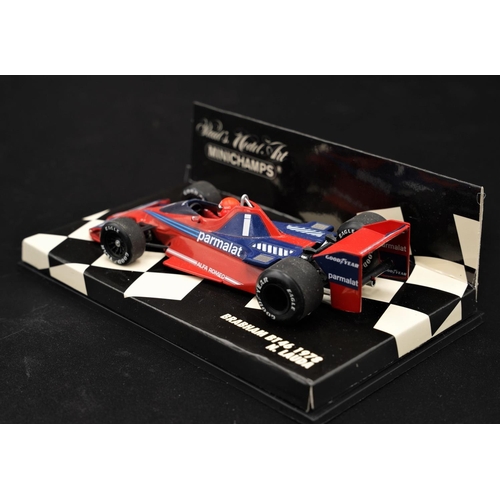 132 - 1978 ALFA-ROMEO BRABHAM BT46 NIKI LAUDA BY MINICHAMPS  Diecast metal with plastic components.