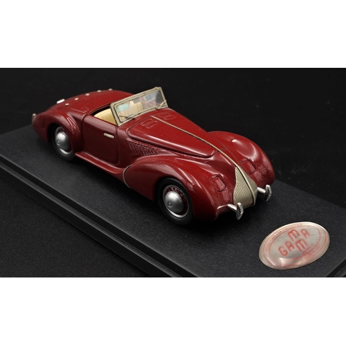 152 - ALFA-ROMEO 2900 SPYDER IN ROSSO BY GAMMA  Diecast metal with plastic components.