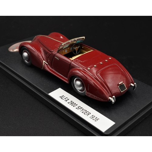 152 - ALFA-ROMEO 2900 SPYDER IN ROSSO BY GAMMA  Diecast metal with plastic components.