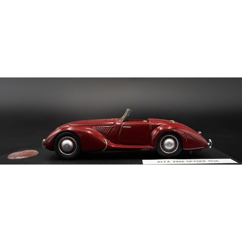 152 - ALFA-ROMEO 2900 SPYDER IN ROSSO BY GAMMA  Diecast metal with plastic components.