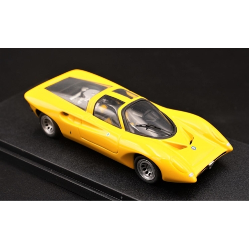 192 - ALFA-ROMEO 33 STRADALE PROTOTYPI GIALLO BY ALEZAN  Hand-built resin cast model.