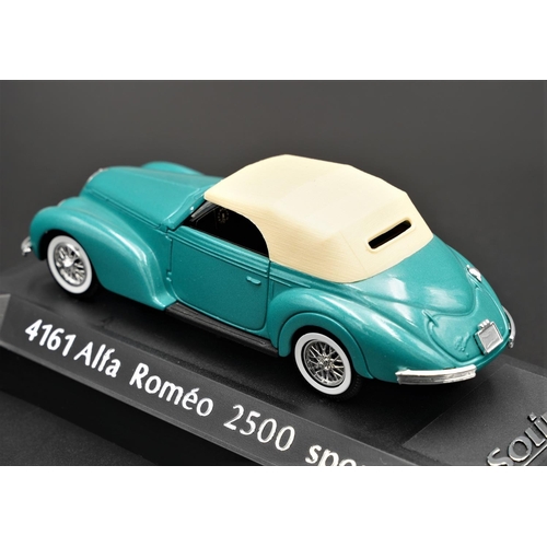 244 - 1939 ALFA-ROMEO 2500 SPORT CABRIO CLOSED BY SOLIDO  Diecast metal with plastic components.