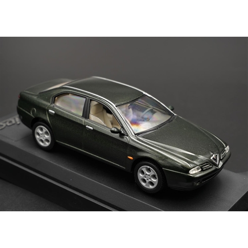 246 - 1999 ALFA-ROMEO 166 IN VERDE BY SOLIDO  Diecast metal with plastic components.