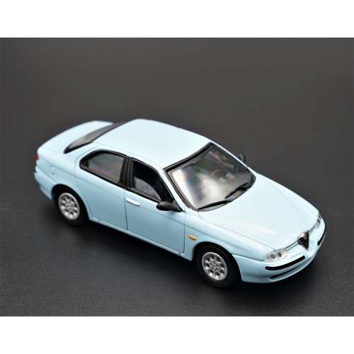 250 - 1998 ALFA-ROMEO 156 AZURRO NUVOLA SERIE EXCLUSIVA BY SOLIDO  Diecast metal with plastic components. ... 