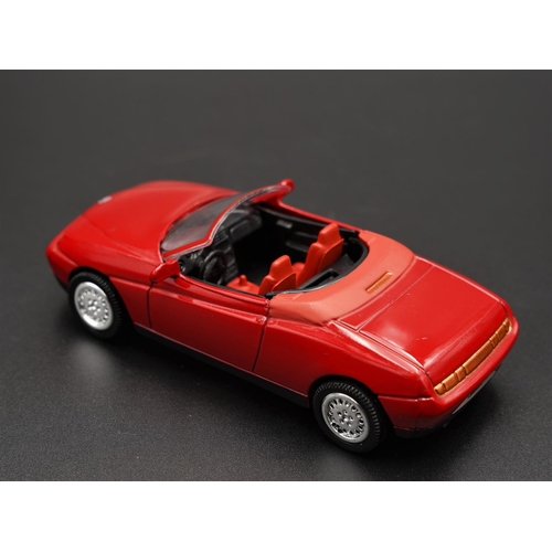 254 - 1996 ALFA-ROMEO SPYDER IN RED BY NEWRAY  Diecast metal with plastic components.