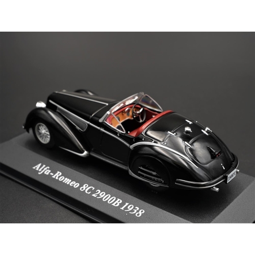 260 - 1938 ALFA-ROMEO 8C 2900B BY MINICHAMPS  Diecast metal with plastic components.