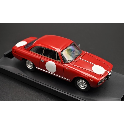 265 - ALFA-ROMEO 2000 SPRINT OLD C RACES RED BY BANG  Diecast metal with plastic components.